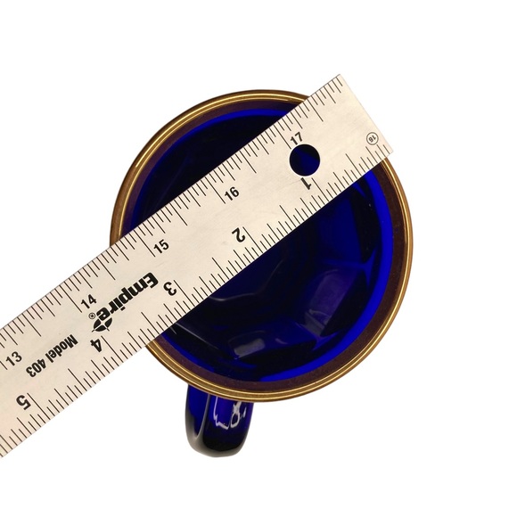 Ronald Reagan Vintage Cobalt Blue Coffee Mug + San Francisco Chronicles 6/4/2004 - Picture 9 of 15